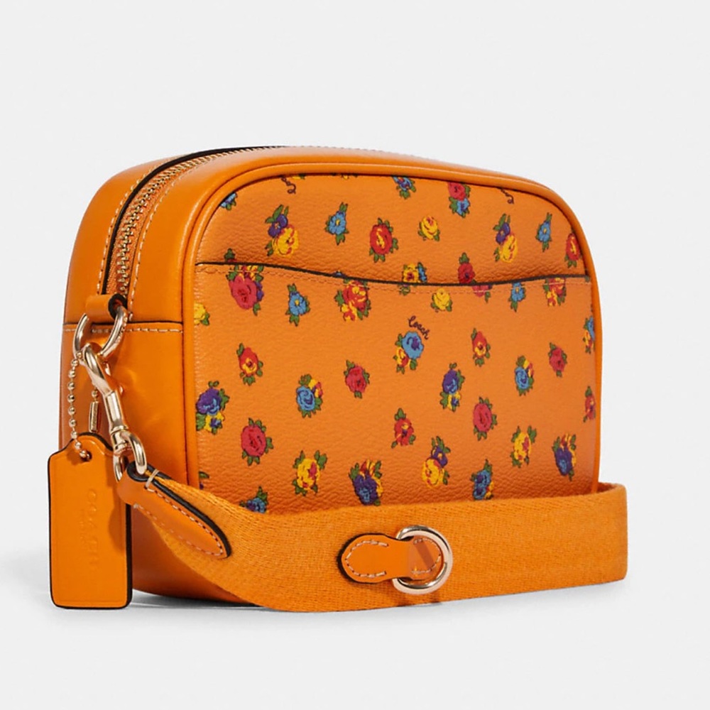 COACH Mini Jamie Camera Bag With Mini Vintage Rose Print
Im/Light Orange NWT - Picture 4 of 16